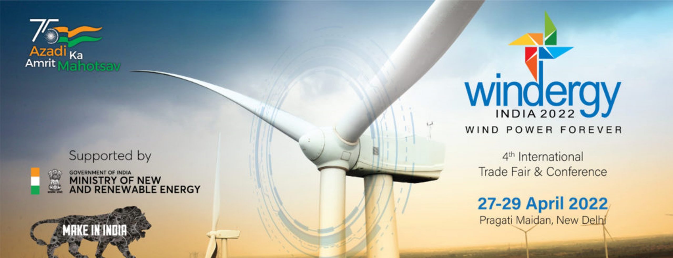 Conference on “Power of the Wind: India’s Driver to Net-Zero” 27-29 April 2022